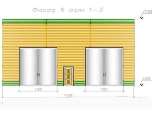 Проект гаража 07-03 на 170 кв.м.